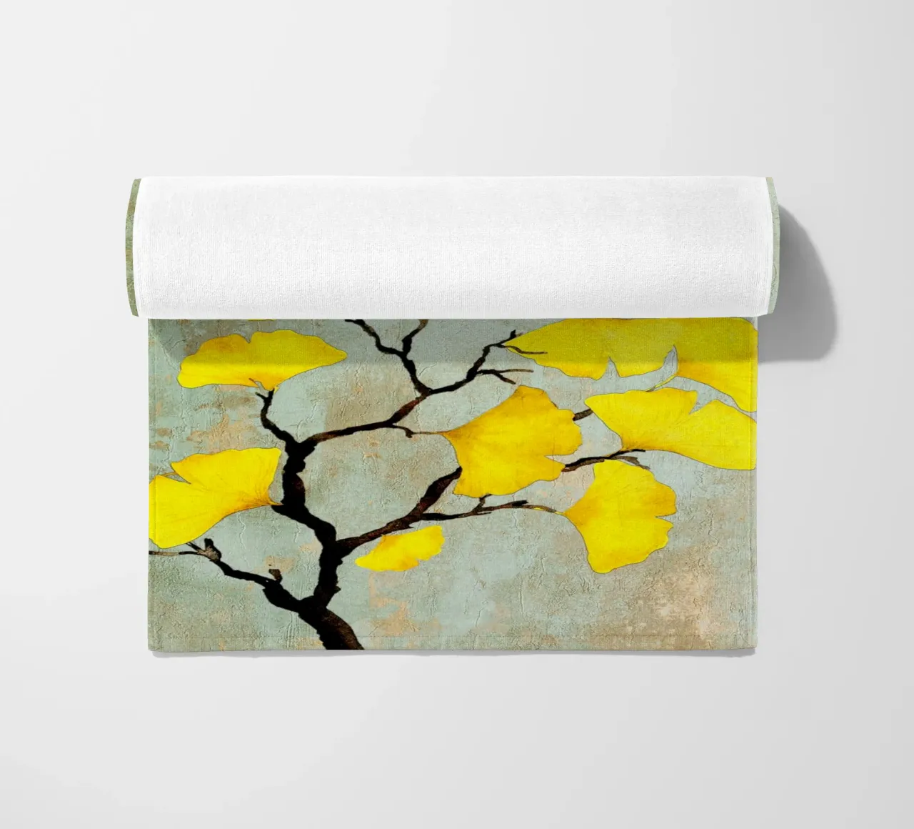 Ginkgo biloba tree art telo mare da Justyna Jaszke JBJart