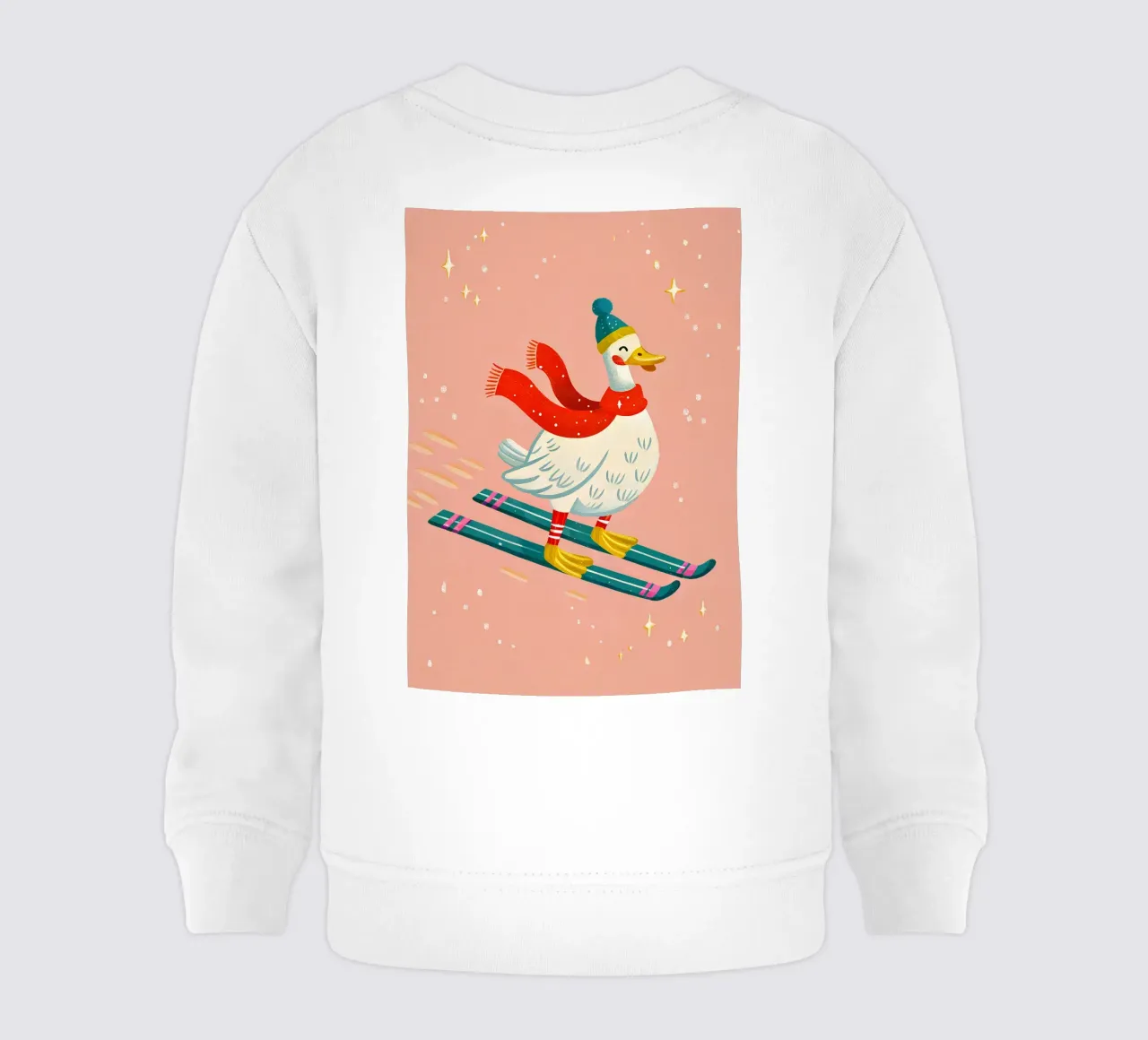 Skiing Duck Delight felpa neonato da ChristmasMooodz
