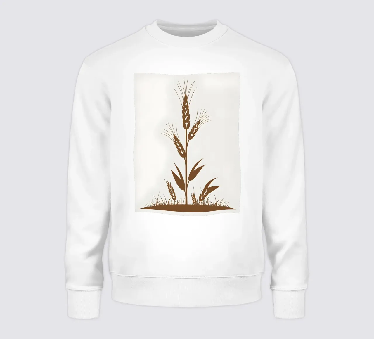 Sagoma di un alto stelo di segale felpa da Botanical Gallery