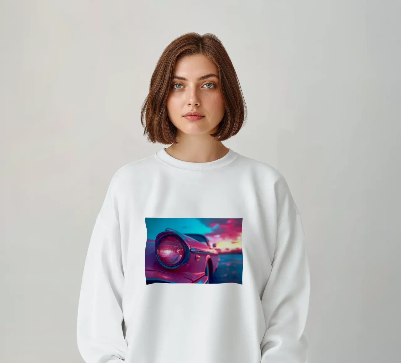 Pink Sunset sweatshirt by Pink California | Affiches & Posters