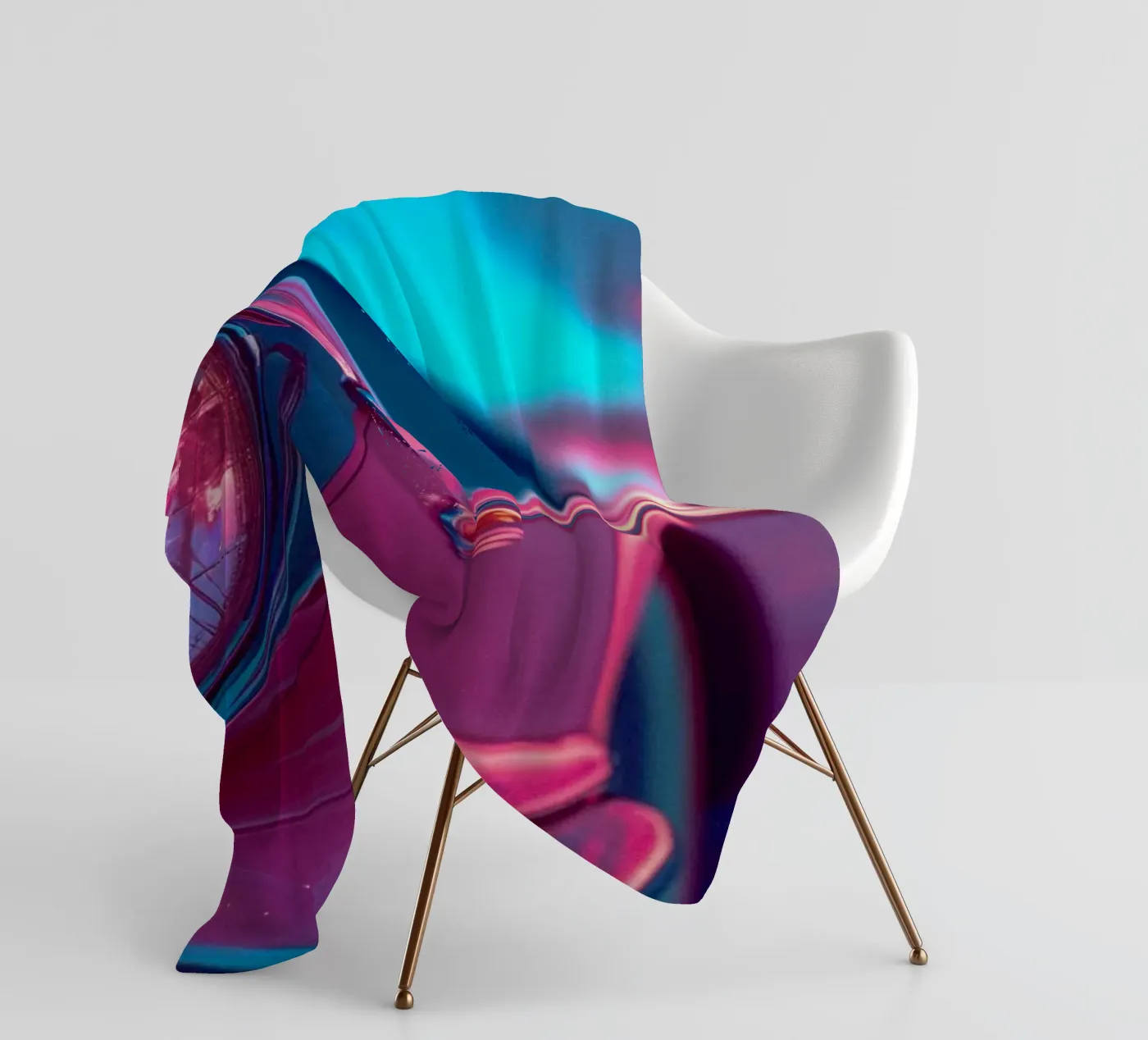 Pink Sunset fleece blanket by Pink California | Affiches & Posters
