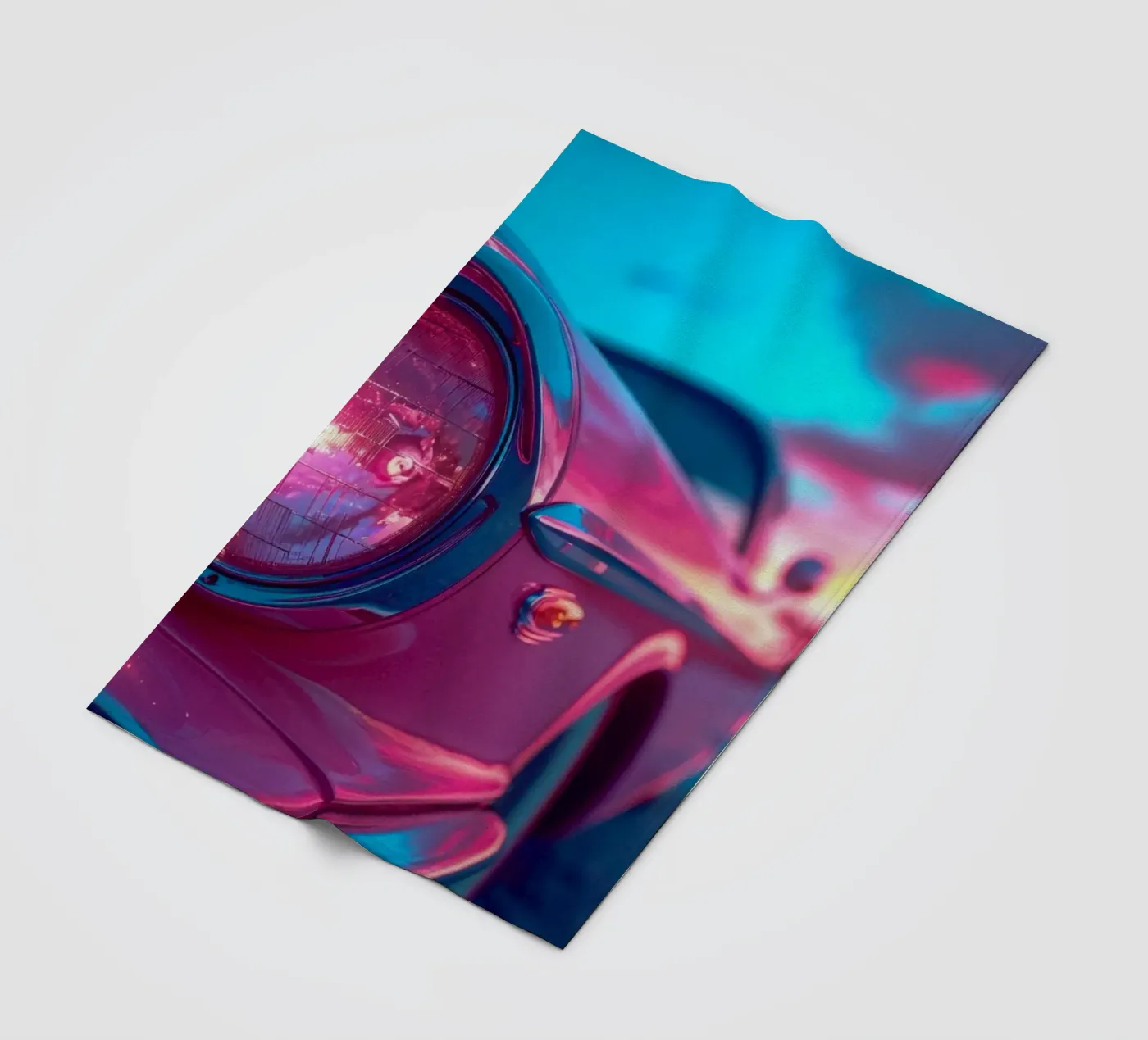 Pink Sunset Fleecedecke von Pink California | Affiches & Posters