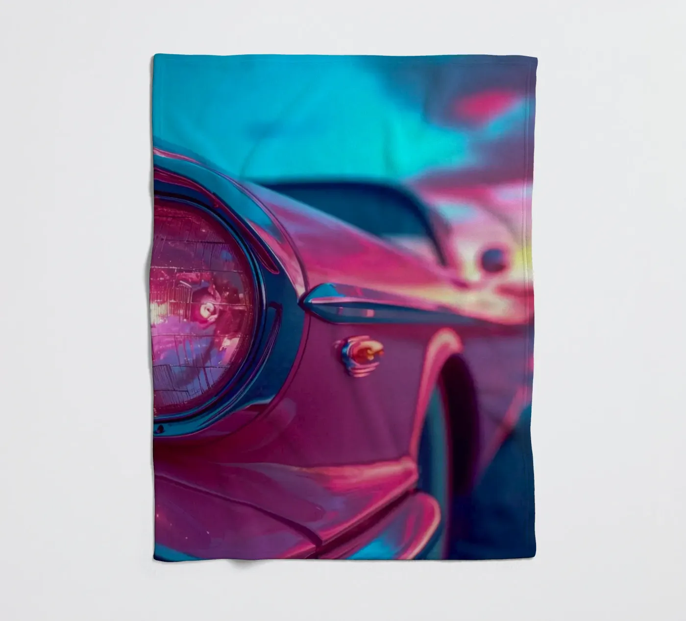 Pink Sunset coperta in pile da Pink California | Affiches & Posters