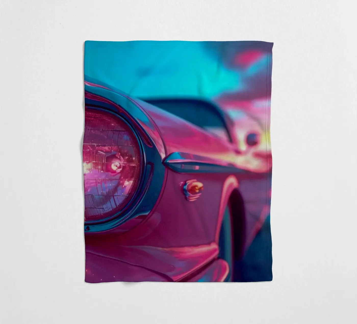 Pink Sunset Fleecedecke von Pink California | Affiches & Posters