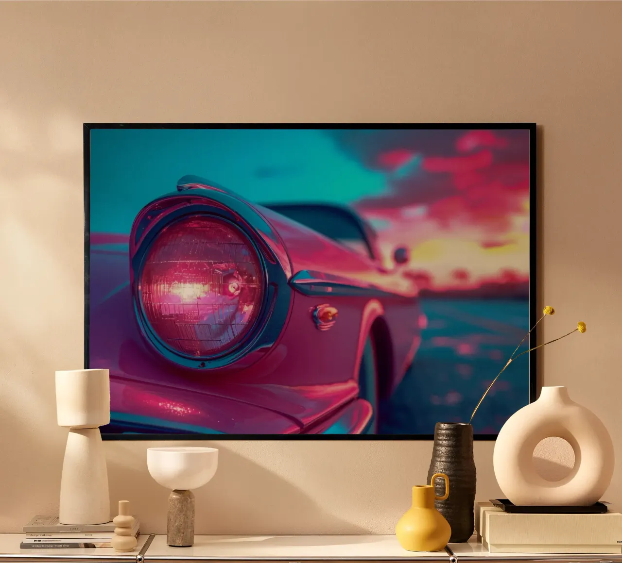 Pink Sunset poster da Pink California | Affiches & Posters