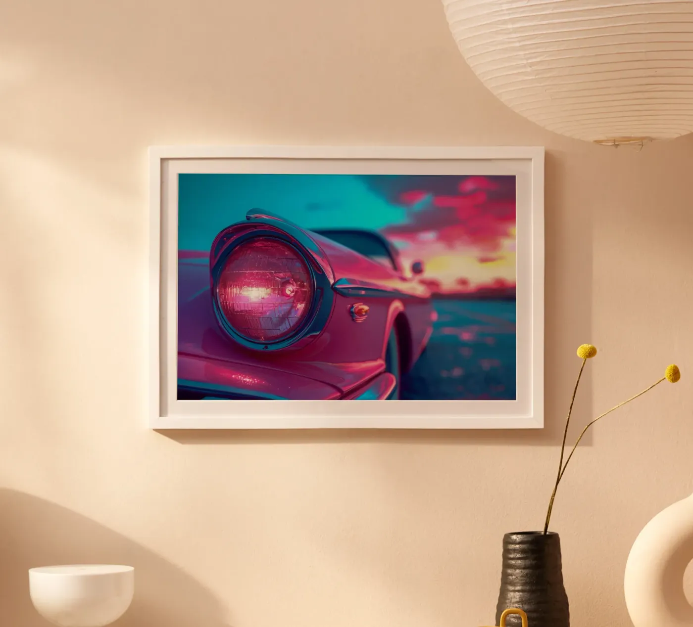 Pink Sunset poster da Pink California | Affiches & Posters