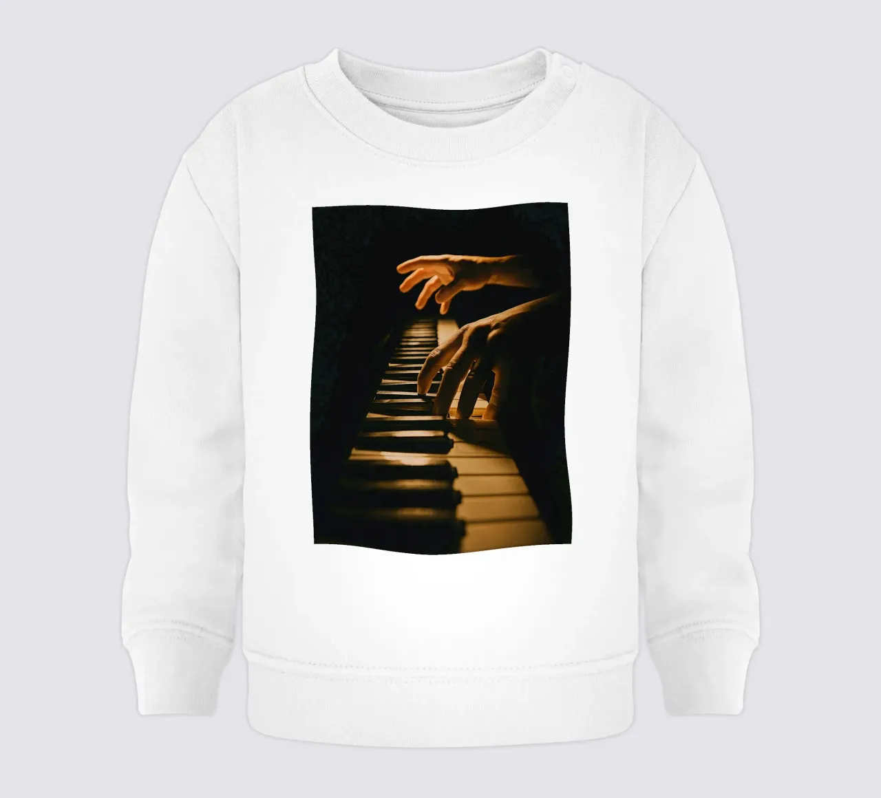mani sul pianoforte felpa neonato da PASMING