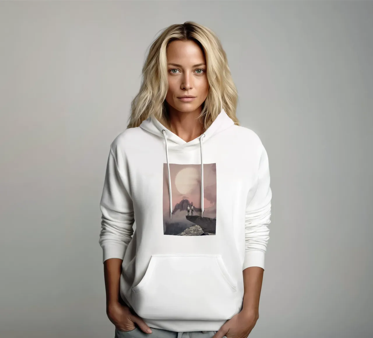 Maybe Tomorrow is Better felpa con cappuccio da Frank Moth