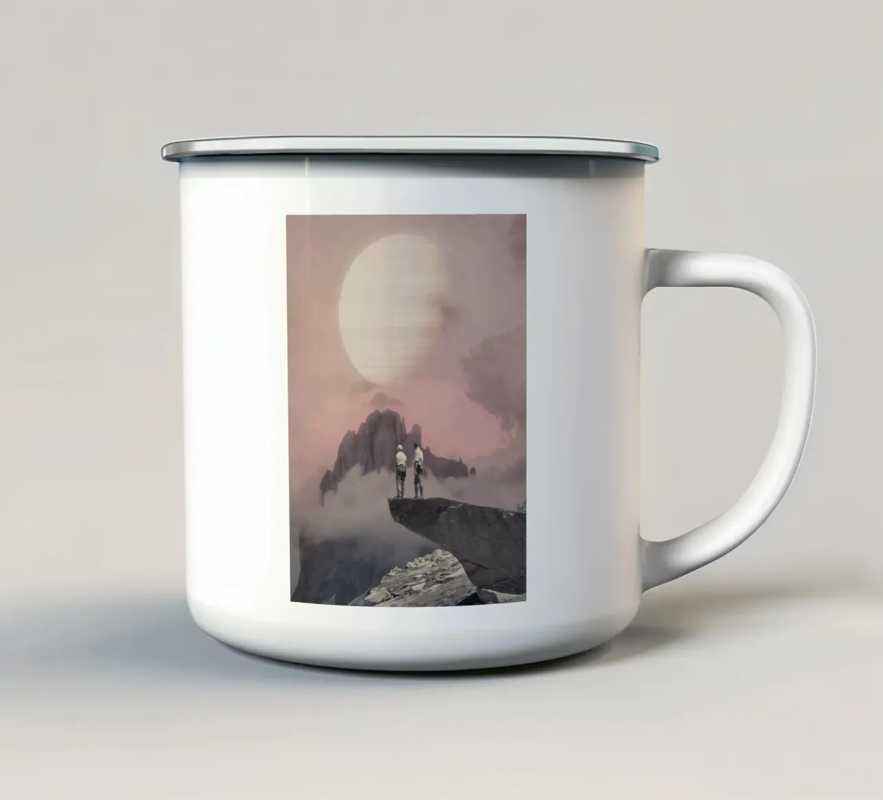 Maybe Tomorrow is Better tazza in smalto da Frank Moth