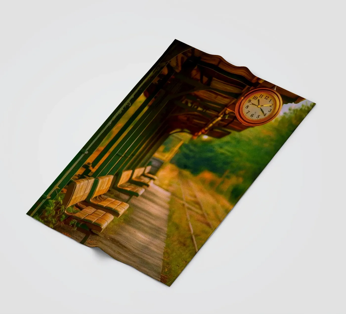 stazione ferroviaria d'epoca coperta in pile da PASMING