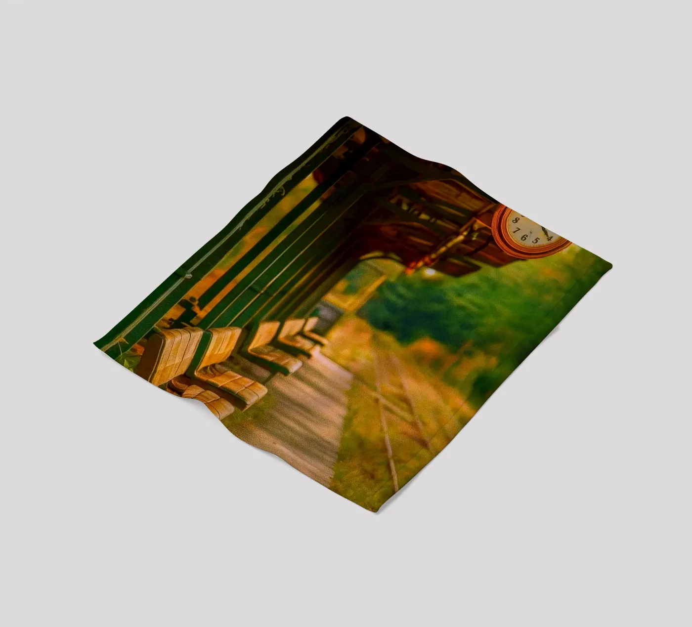 stazione ferroviaria d'epoca coperta in pile da PASMING