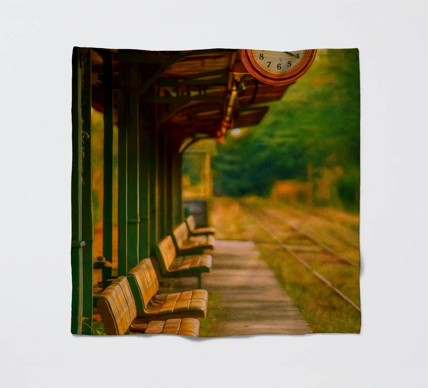 stazione ferroviaria d'epoca coperta in pile da PASMING