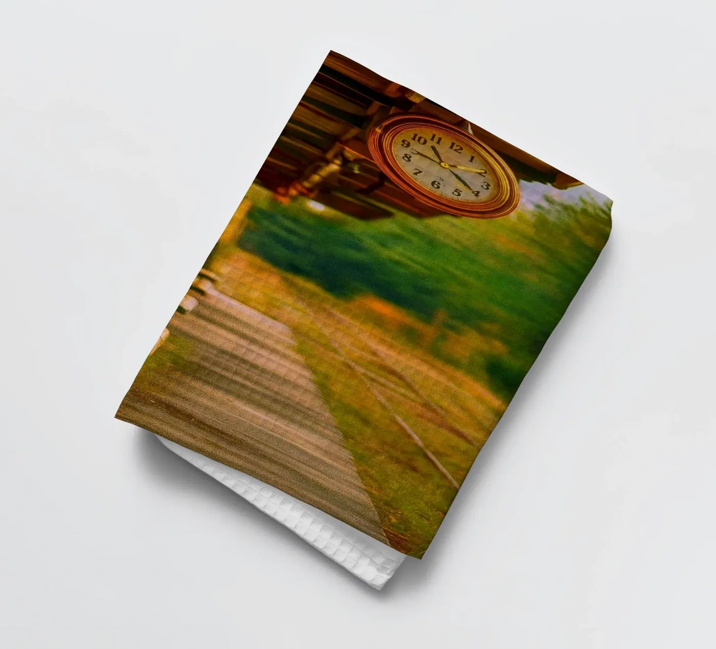 vintage train station Geschirrtuch von PASMING