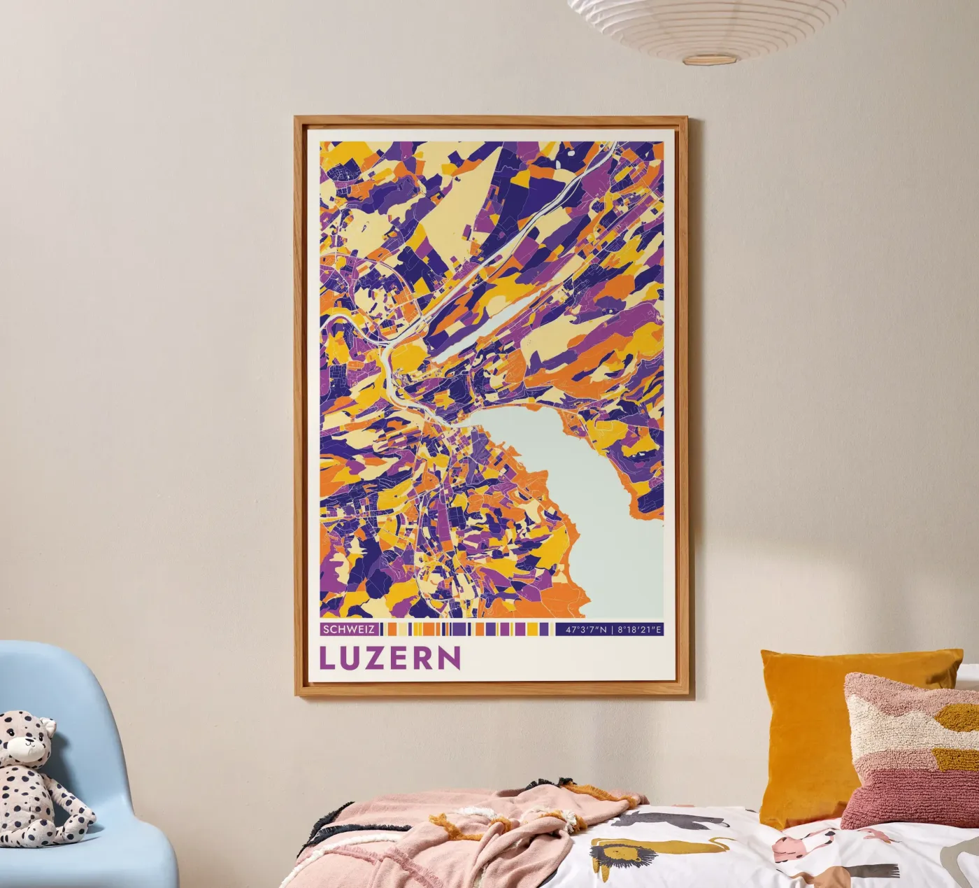 Poster Lucerna pannello forex da CityMapPoster