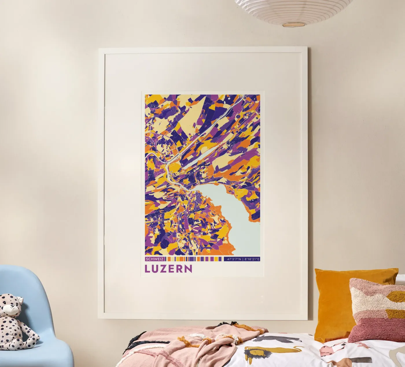 Luzern Poster Poster von CityMapPoster