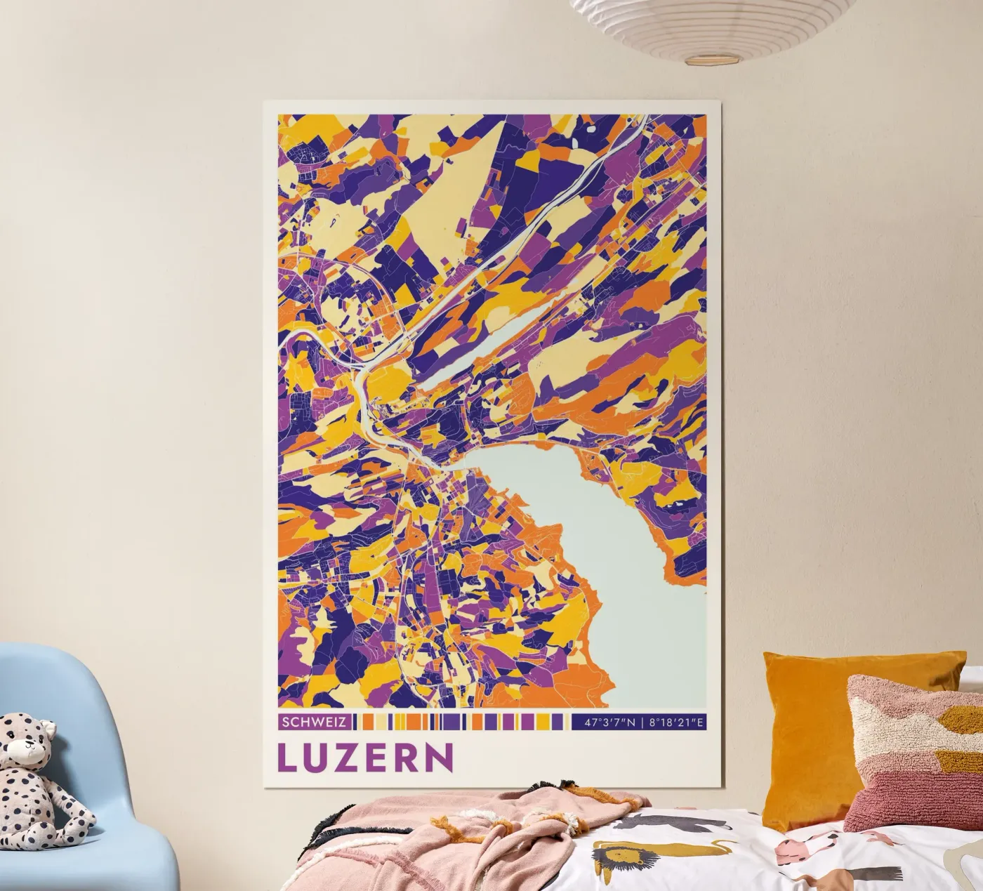 Luzern Poster Poster von CityMapPoster