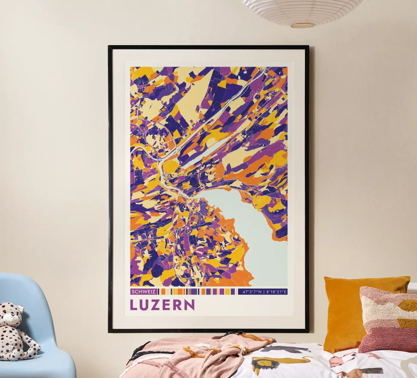 Luzern Poster Poster von CityMapPoster