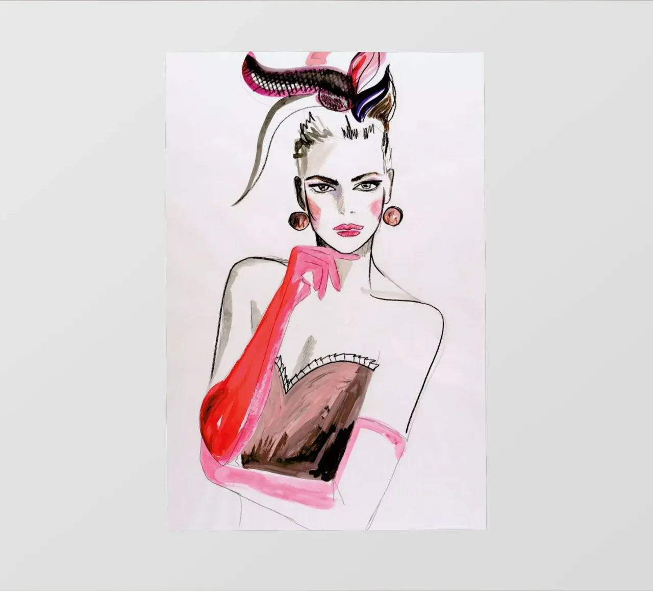 Pink Punk pvc cover by Olesja Hännikäinen