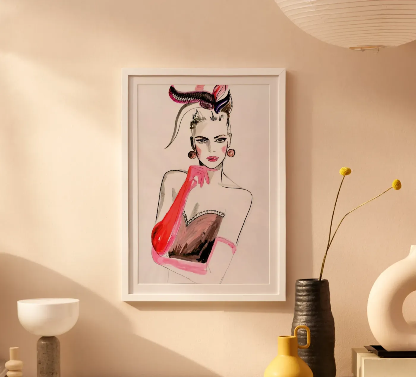 Pink Punk poster da Olesja Hännikäinen