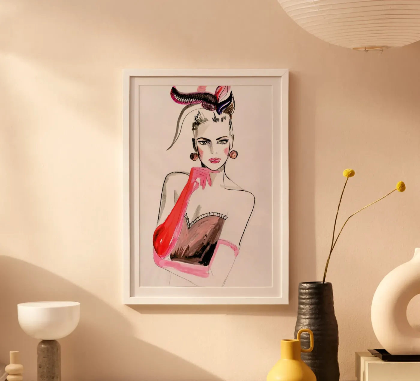 Pink Punk poster da Olesja Hännikäinen