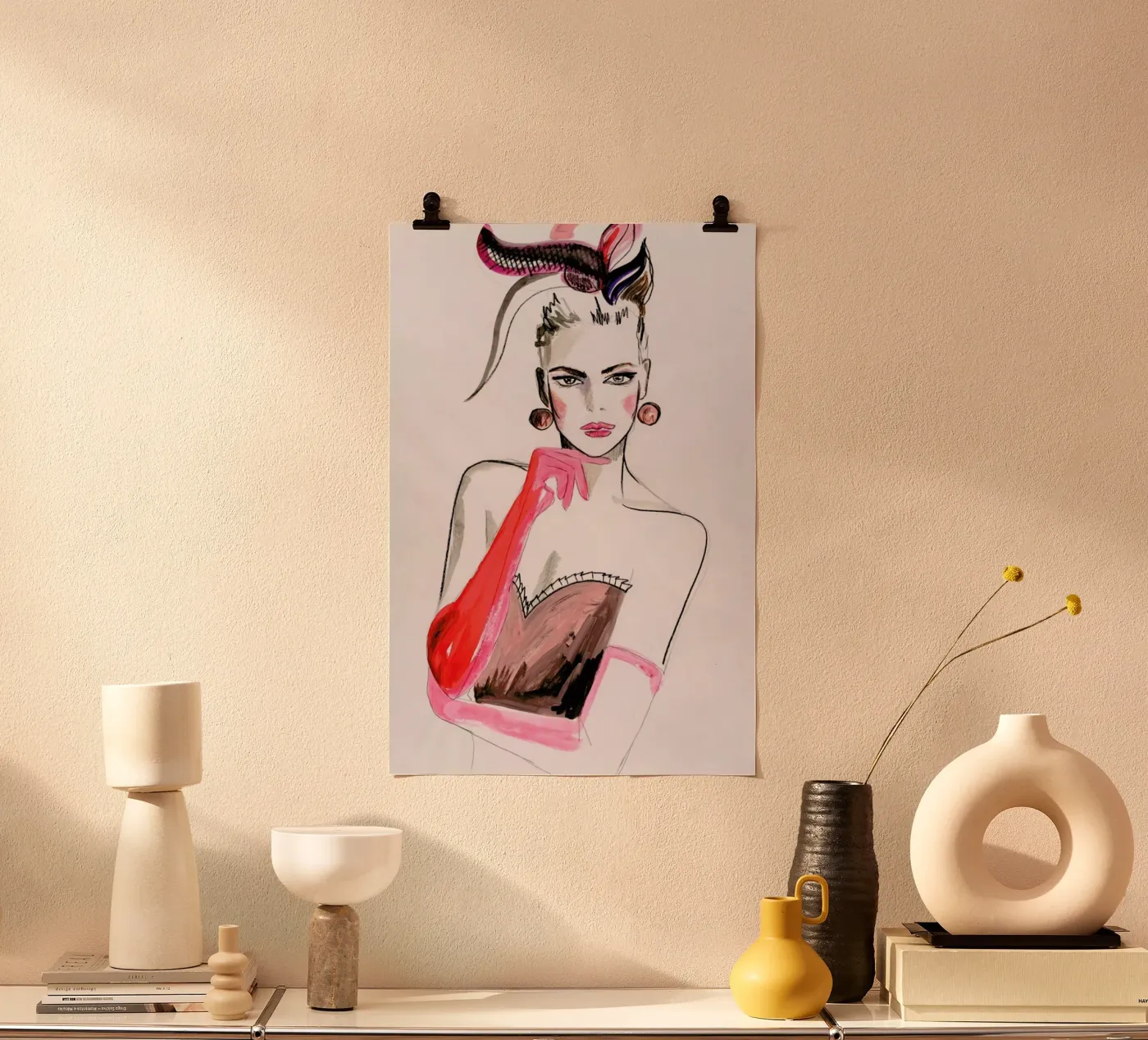 Pink Punk poster da Olesja Hännikäinen
