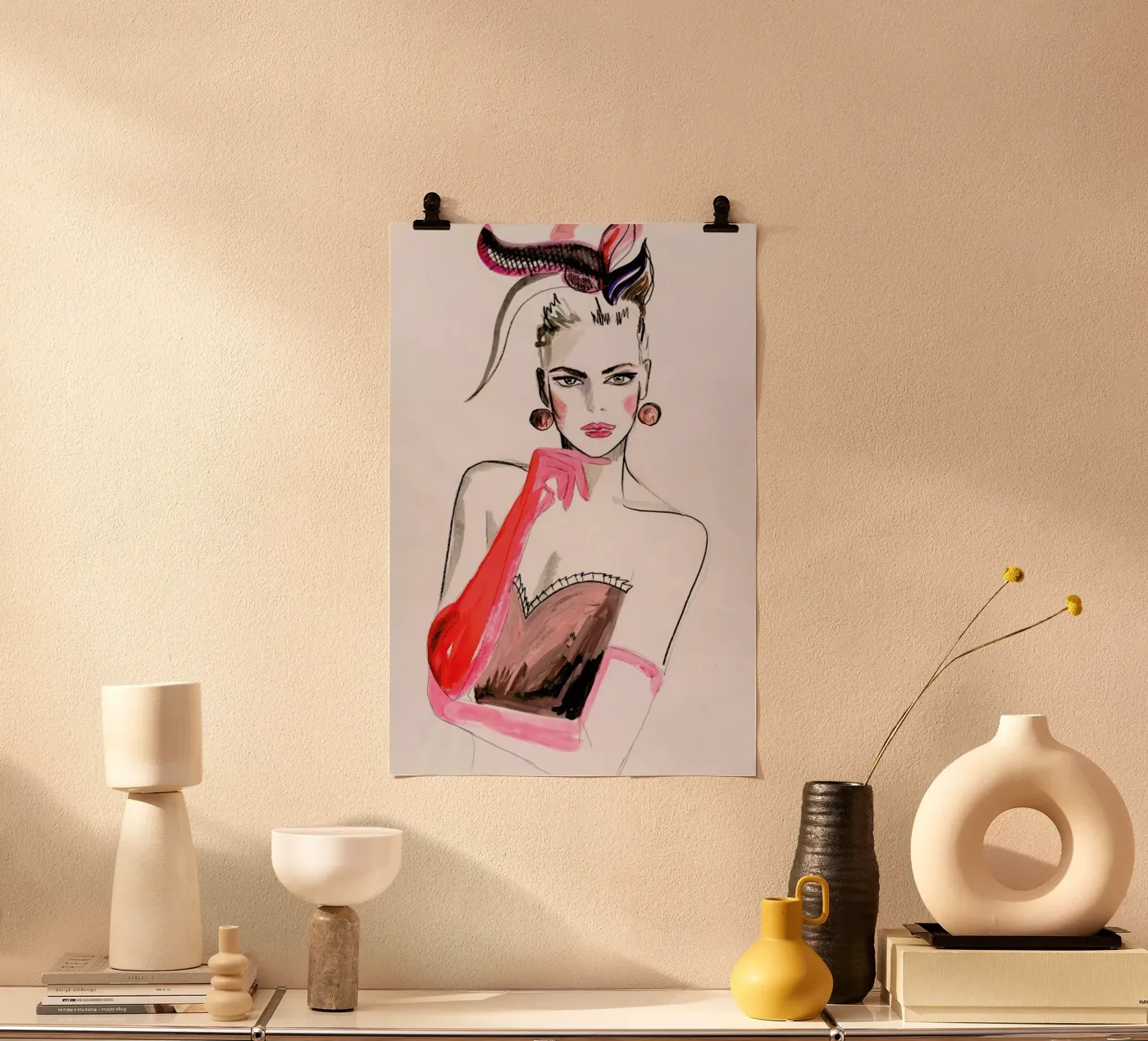 Pink Punk poster da Olesja Hännikäinen