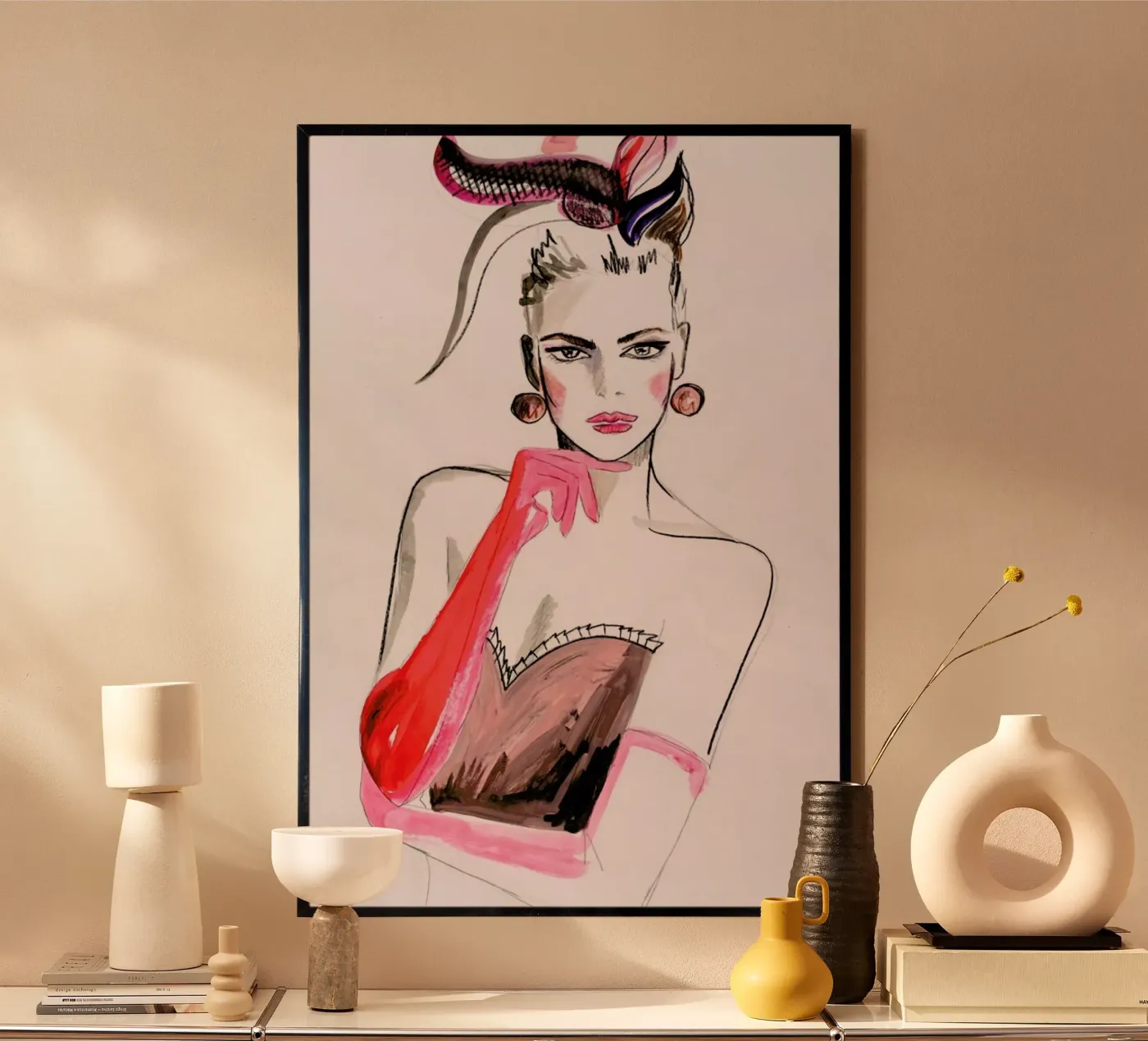 Pink Punk poster da Olesja Hännikäinen