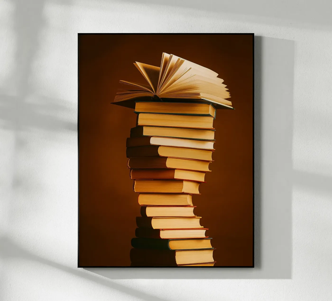 stacked books acrylic glass by PASMING