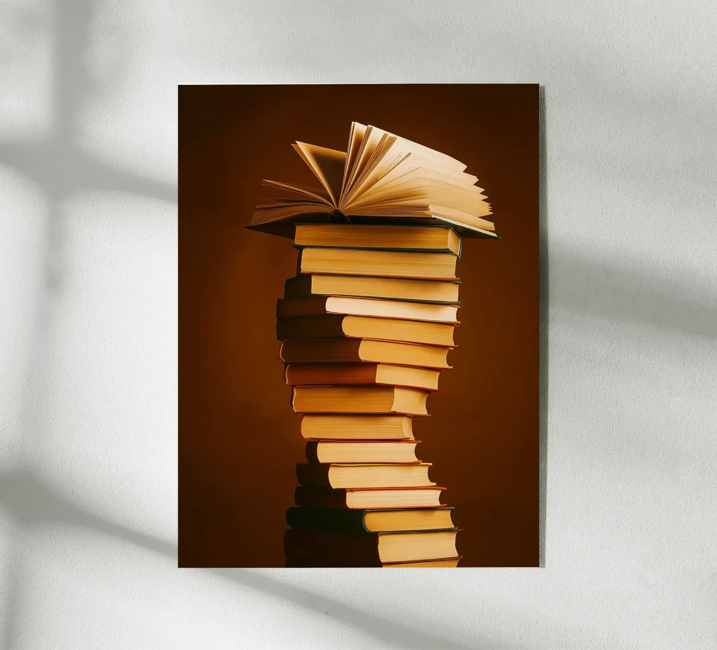 stacked books acrylic glass by PASMING