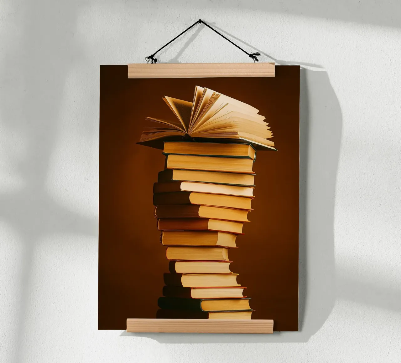 libri impilati poster da PASMING