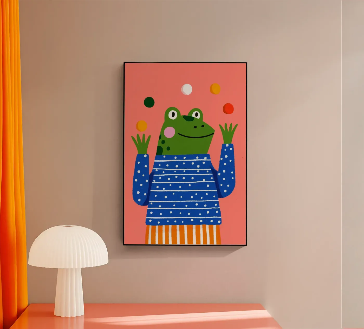 Juggling Frog Acryl-Glas von treechild
