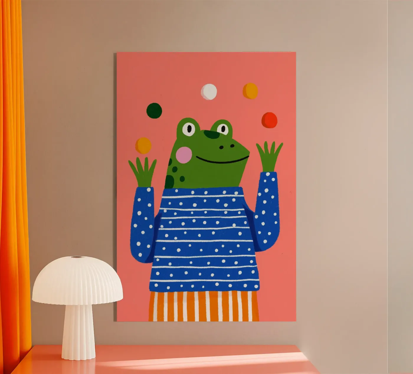 Juggling Frog Acryl-Glas von treechild