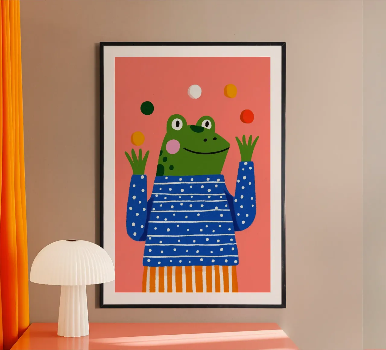 Juggling Frog poster da treechild