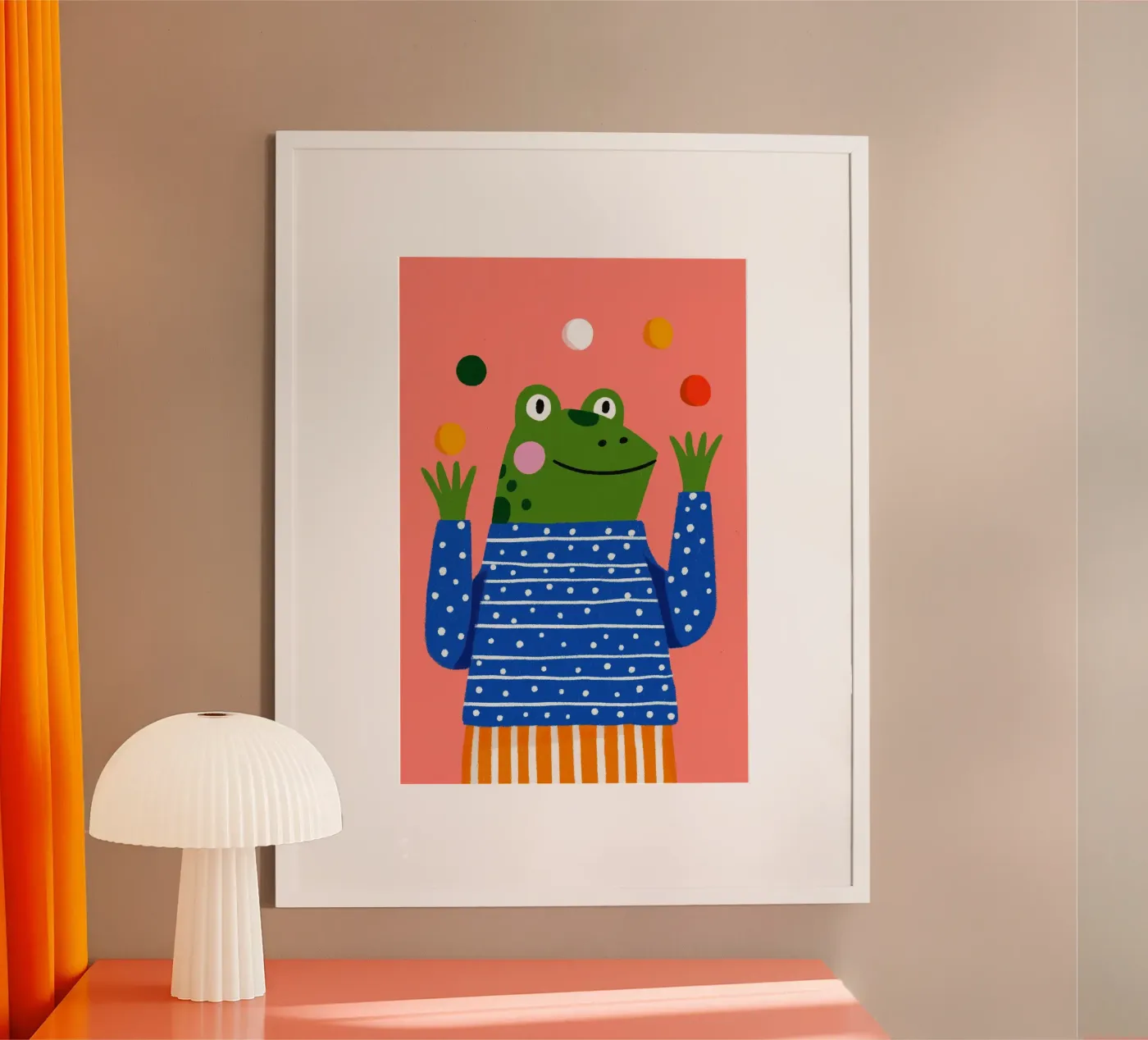 Juggling Frog poster da treechild