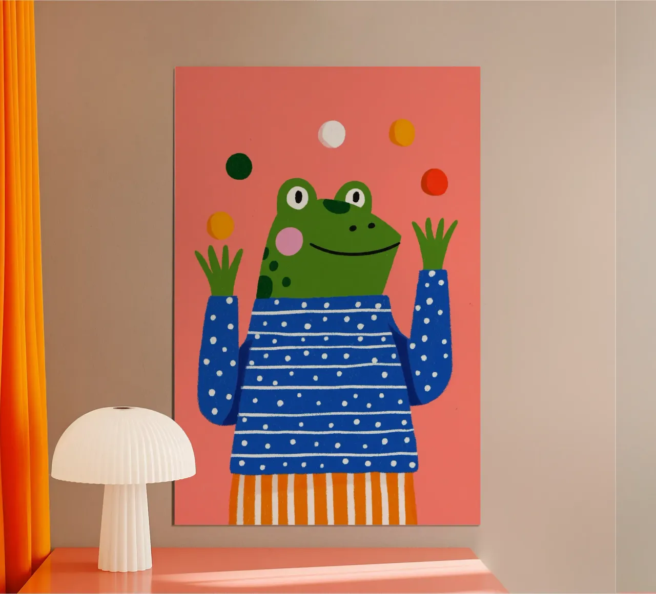 Juggling Frog poster da treechild