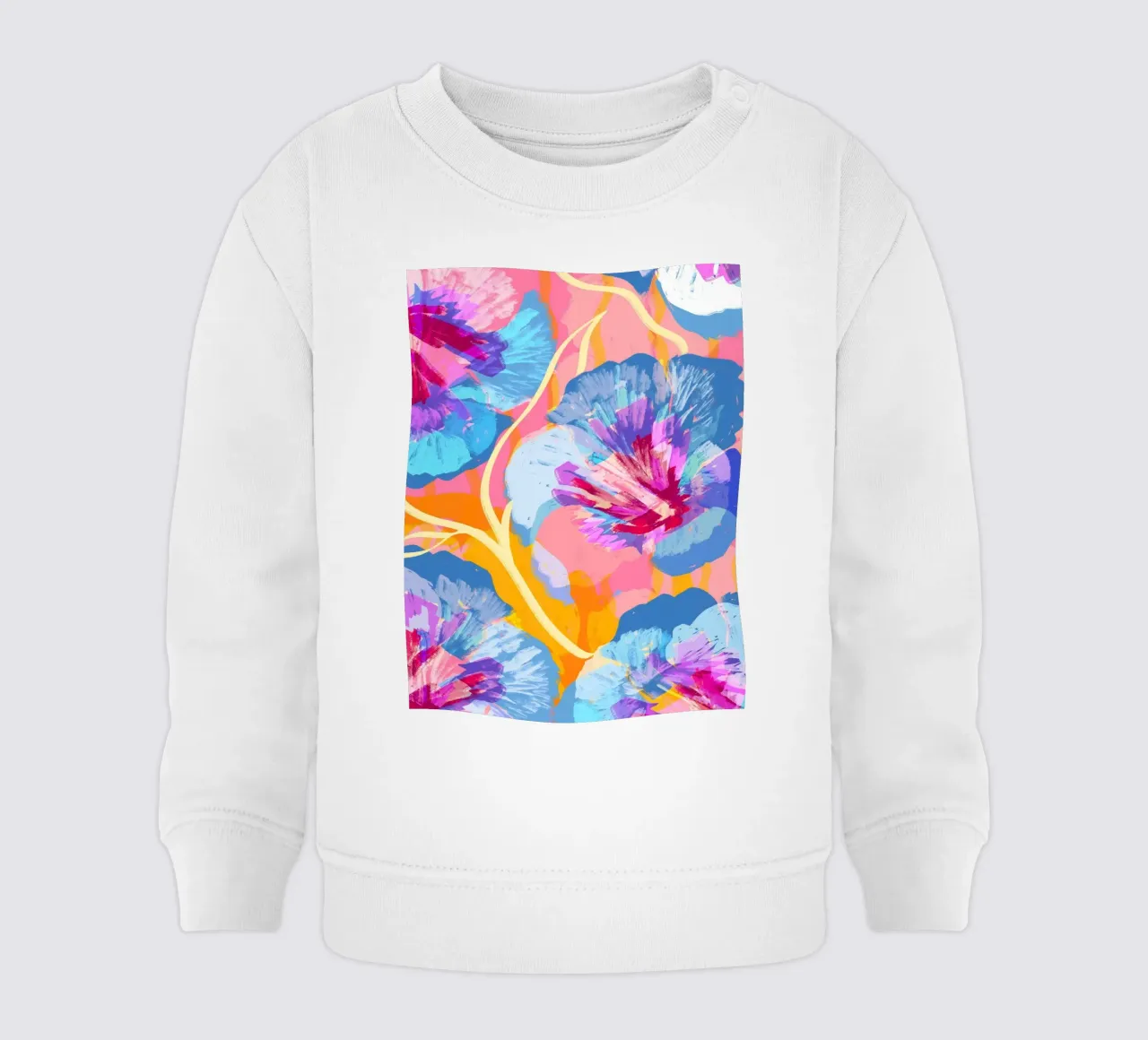 Quando i fiori sognano felpa neonato da 83oranges