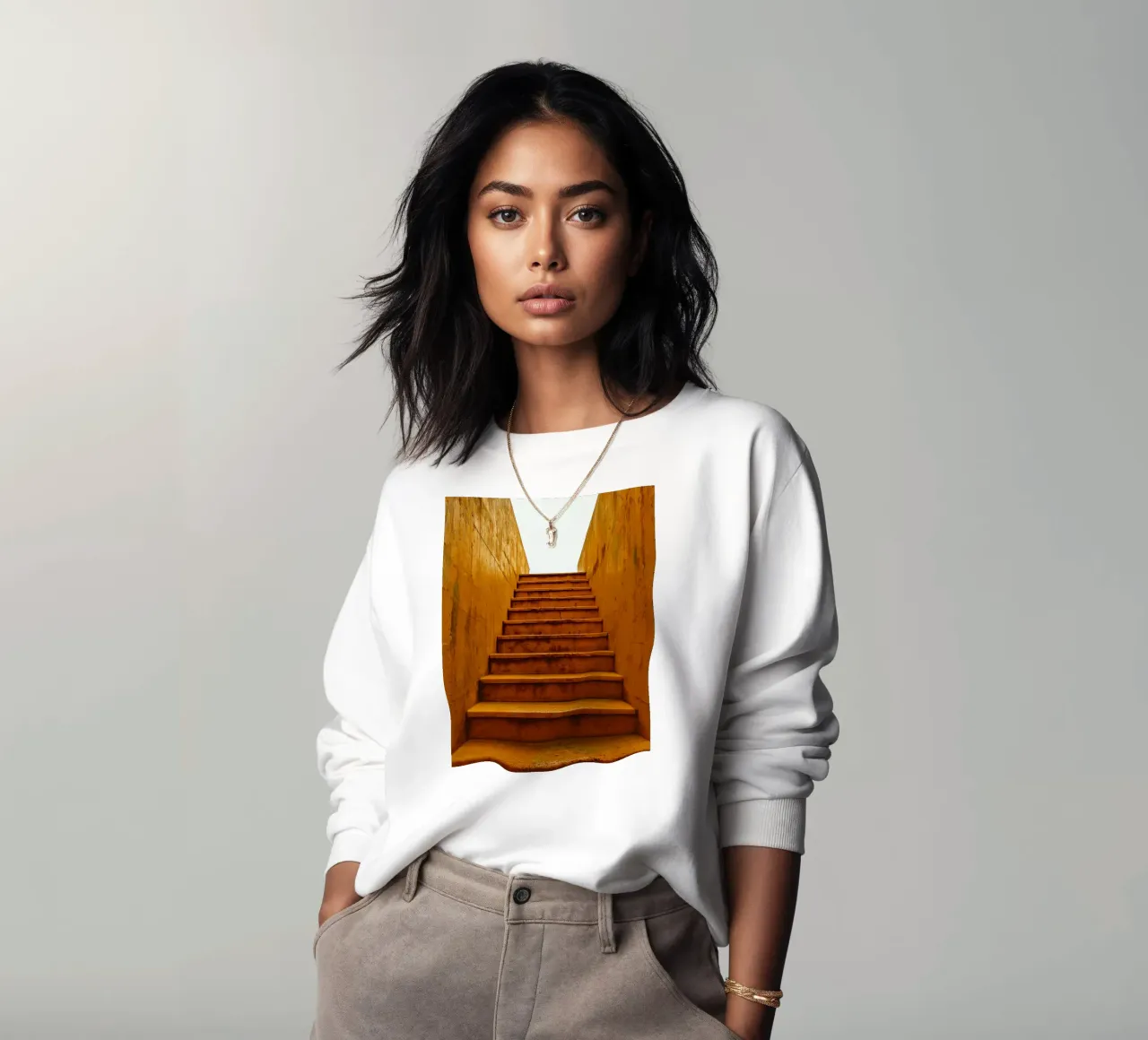 scala vintage spenta felpa da PASMING