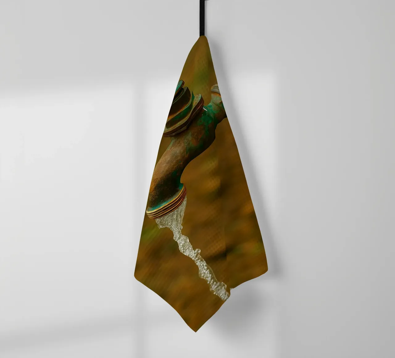 vecchio rubinetto dell'acqua canovaccio da cucina da PASMING