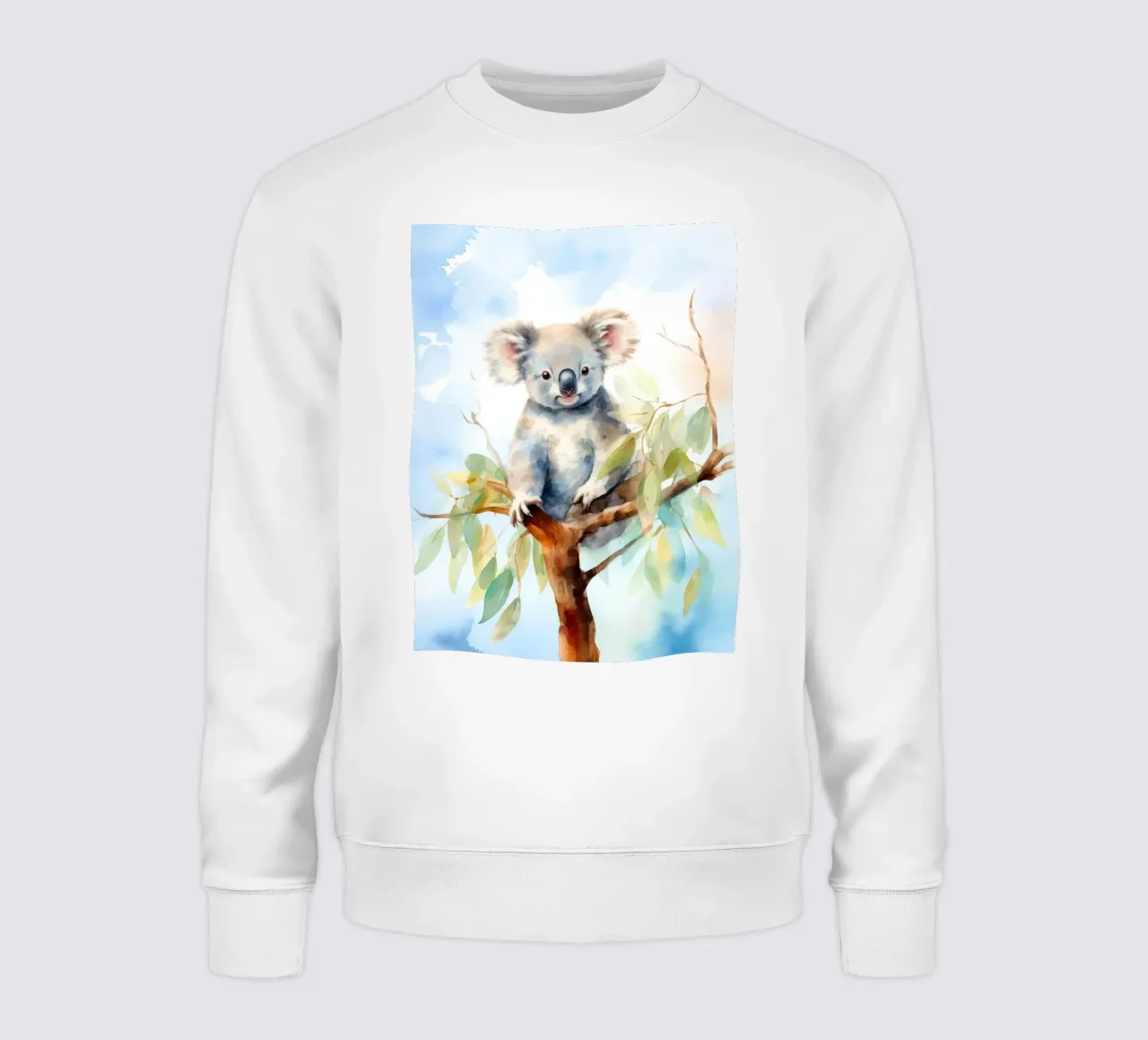 Un koala felice felpa da 🐹 BABY ART PRINTS