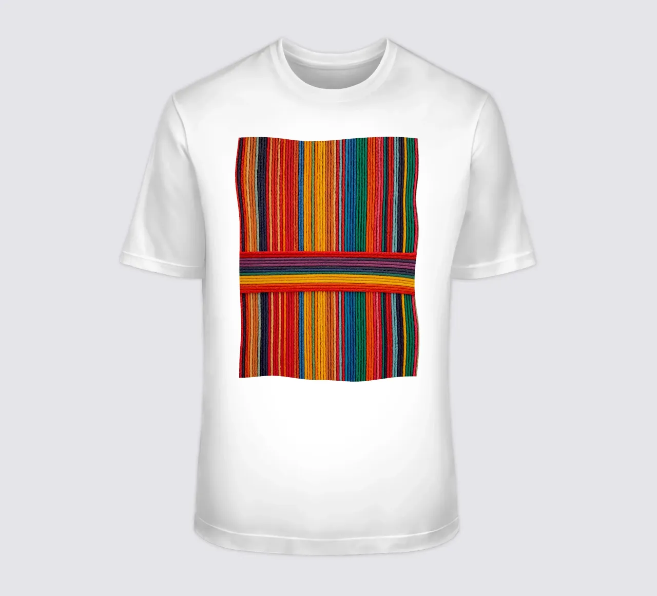 Strisce di corda intrecciate semplici t-shirt da DesignDoodle