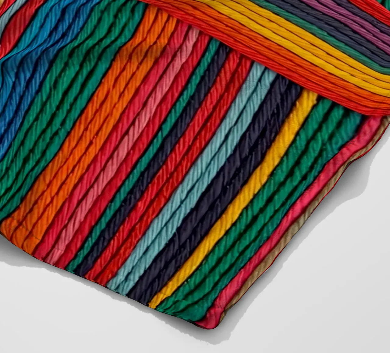 Strisce di corda intrecciate semplici coperta in pile da DesignDoodle