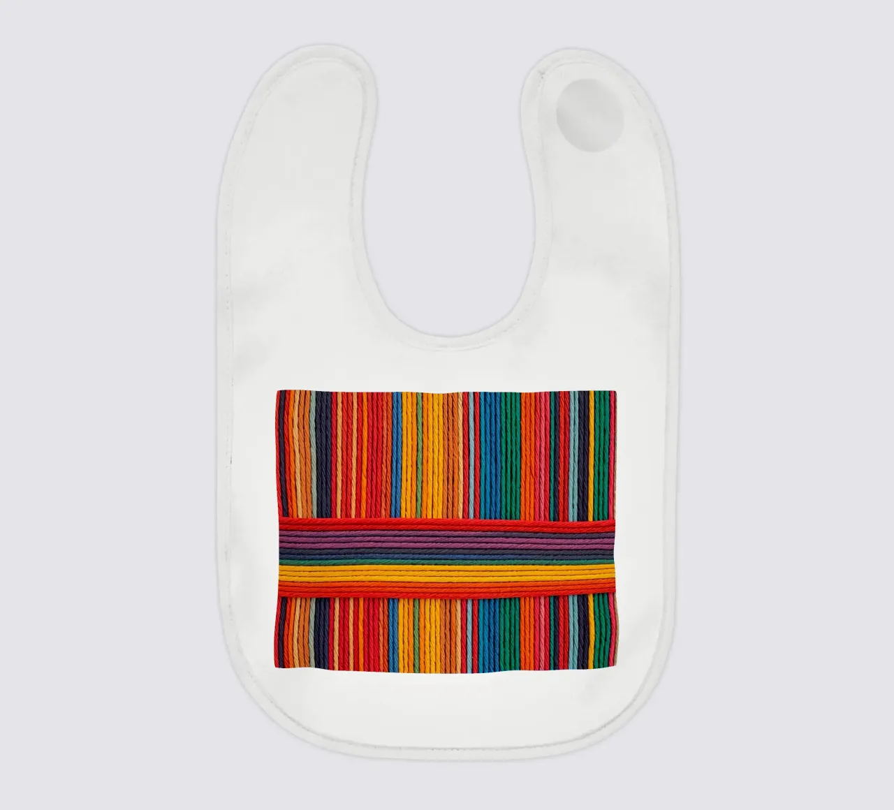 Strisce di corda intrecciate semplici bavaglino da DesignDoodle