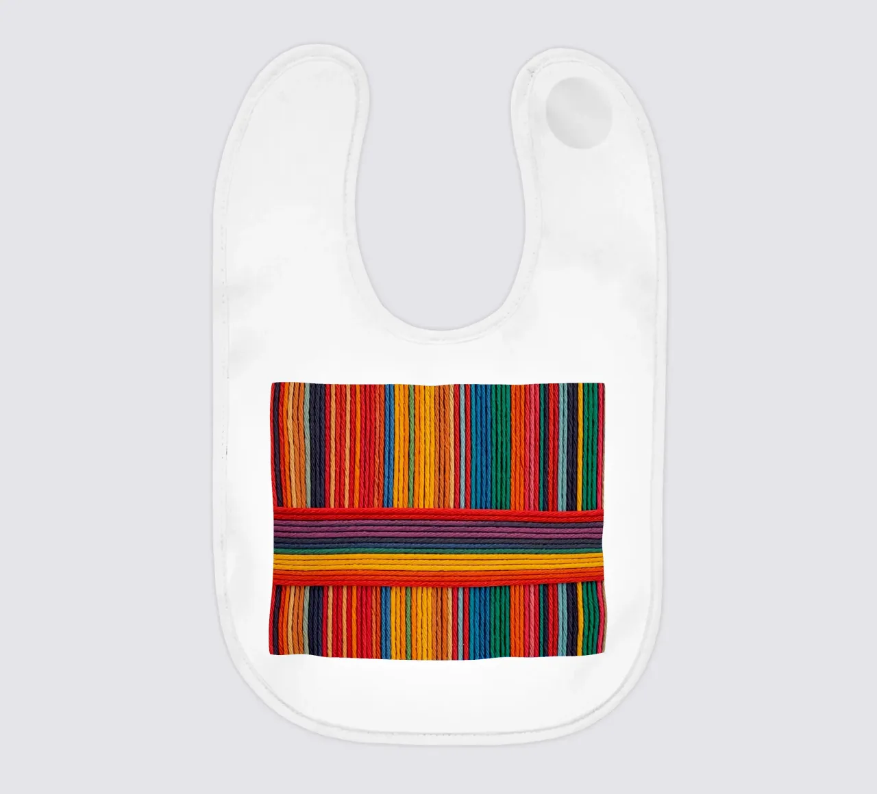 Strisce di corda intrecciate semplici bavaglino da DesignDoodle