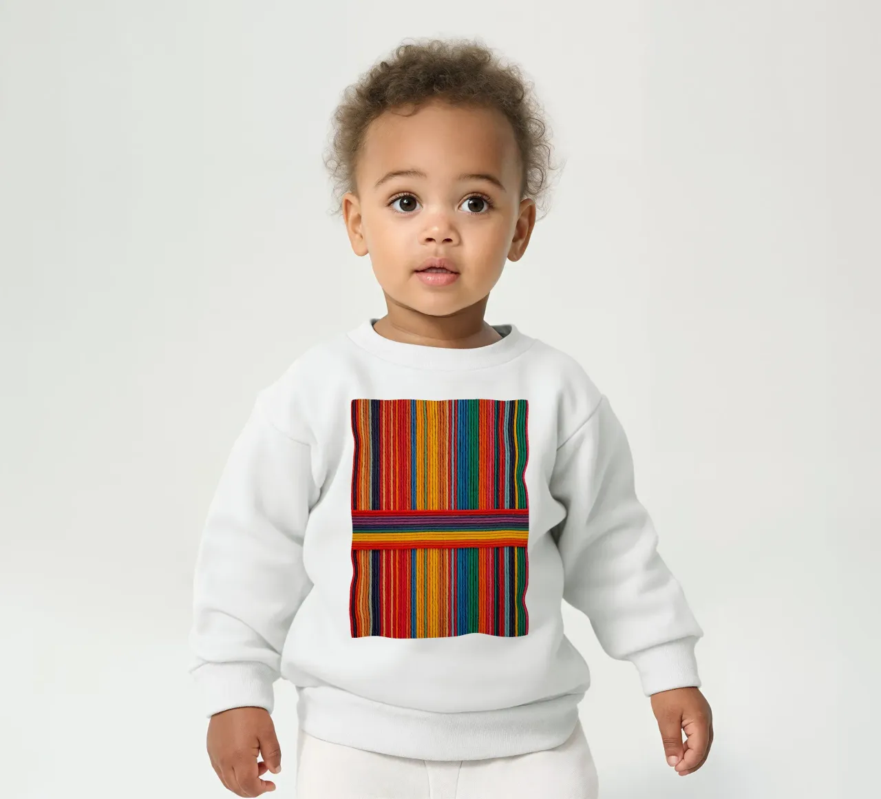 Strisce di corda intrecciate semplici felpa neonato da DesignDoodle