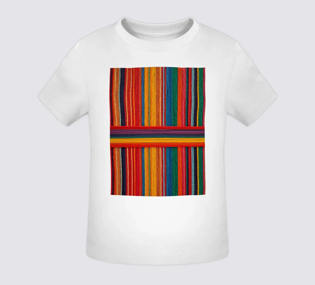 Strisce di corda intrecciate semplici maglietta neonato da DesignDoodle