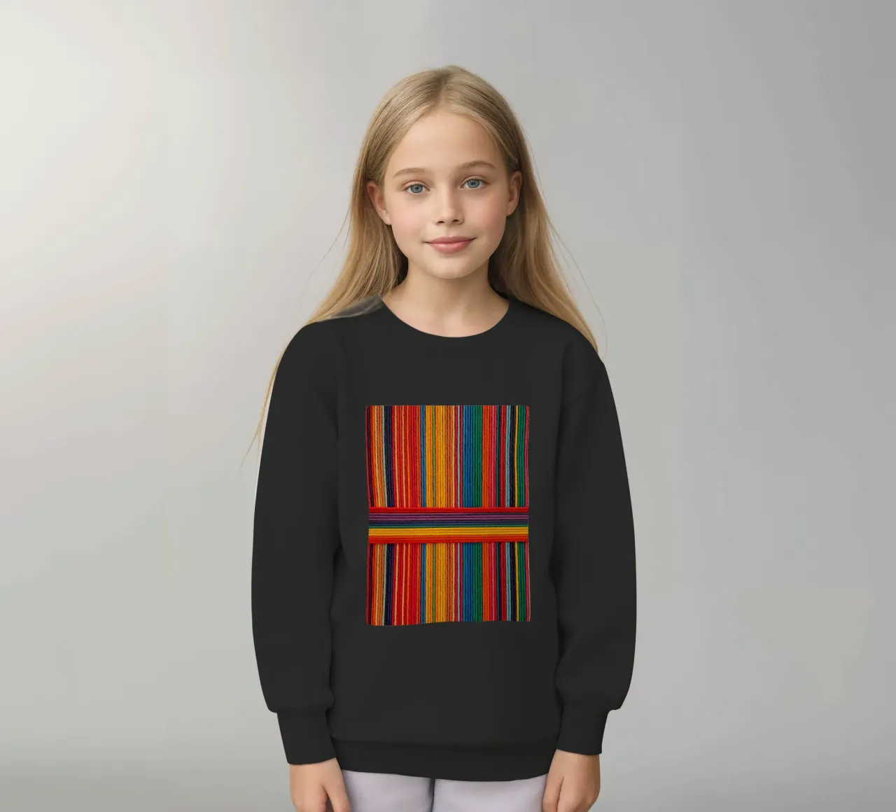 Strisce di corda intrecciate semplici felpa bambino da DesignDoodle