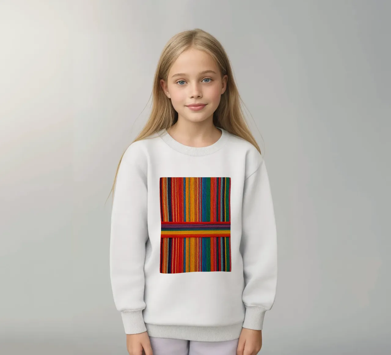 Strisce di corda intrecciate semplici felpa bambino da DesignDoodle