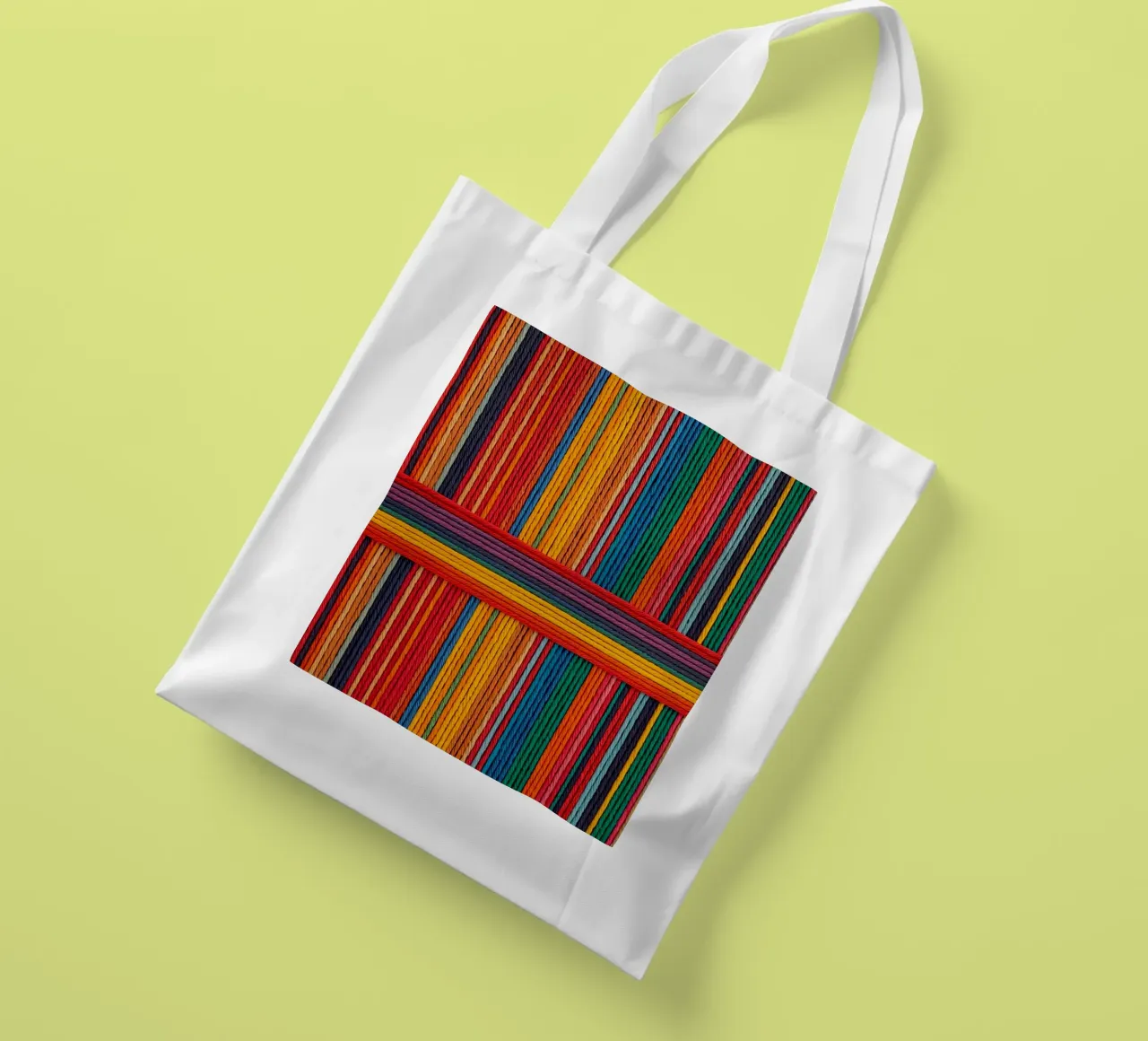 Strisce di corda intrecciate semplici borsa in juta da DesignDoodle