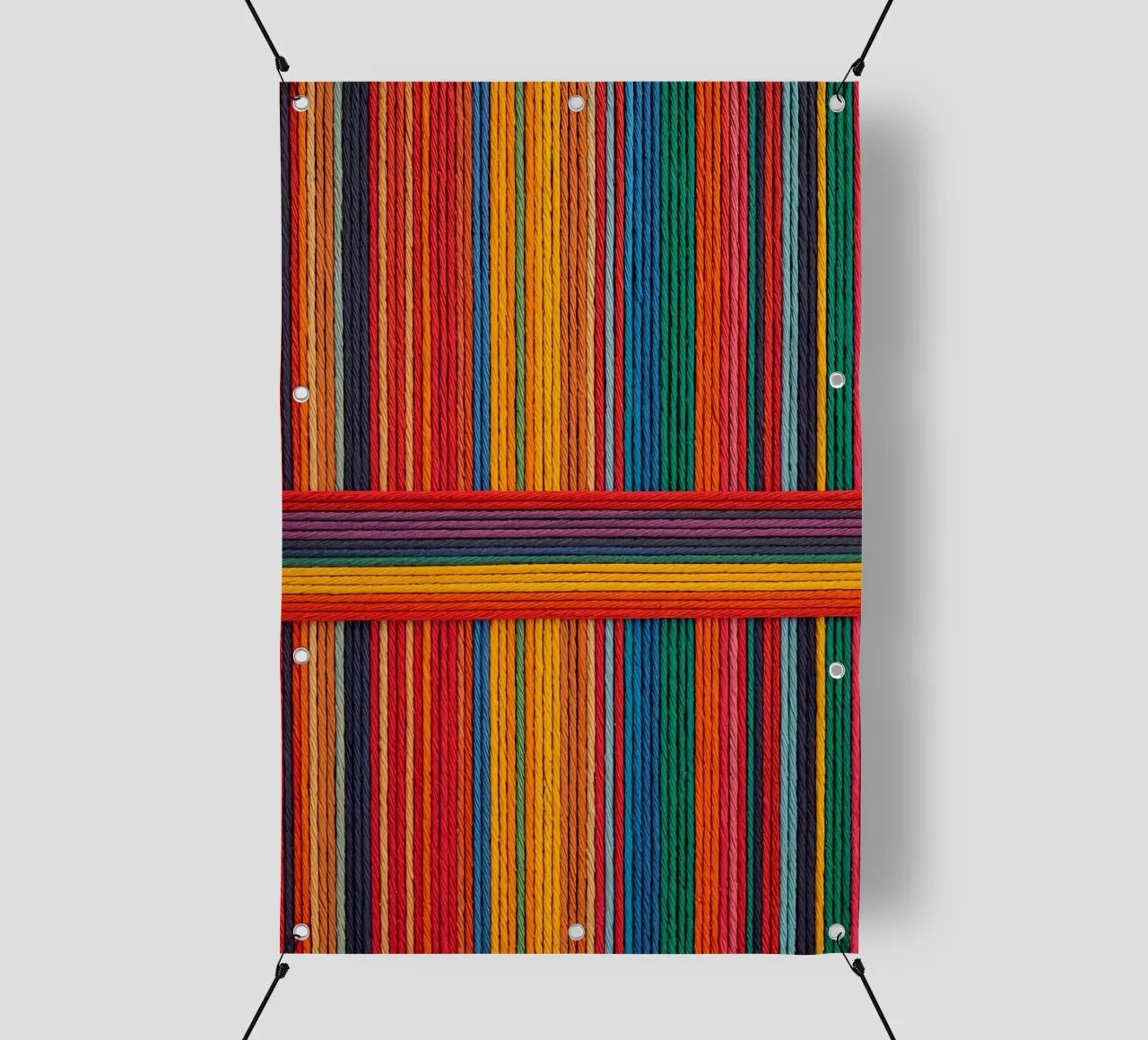 Strisce di corda intrecciate semplici telo in pvc da DesignDoodle