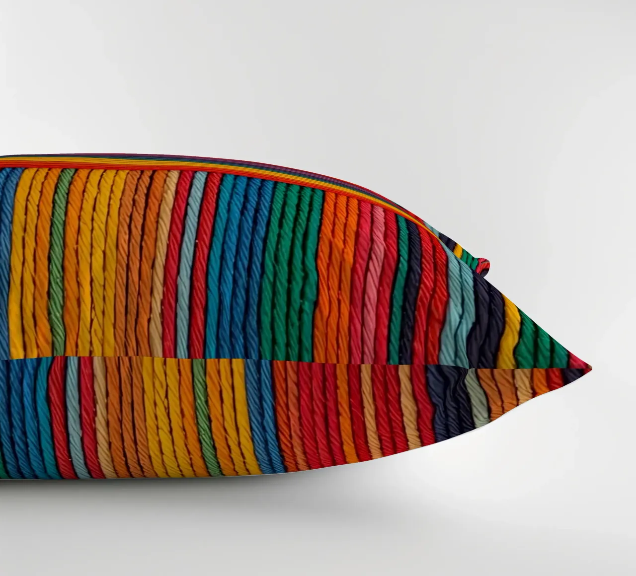 Strisce di corda intrecciate semplici cuscino da DesignDoodle